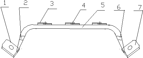 Structure of bundling belt for fuel tank of automobile