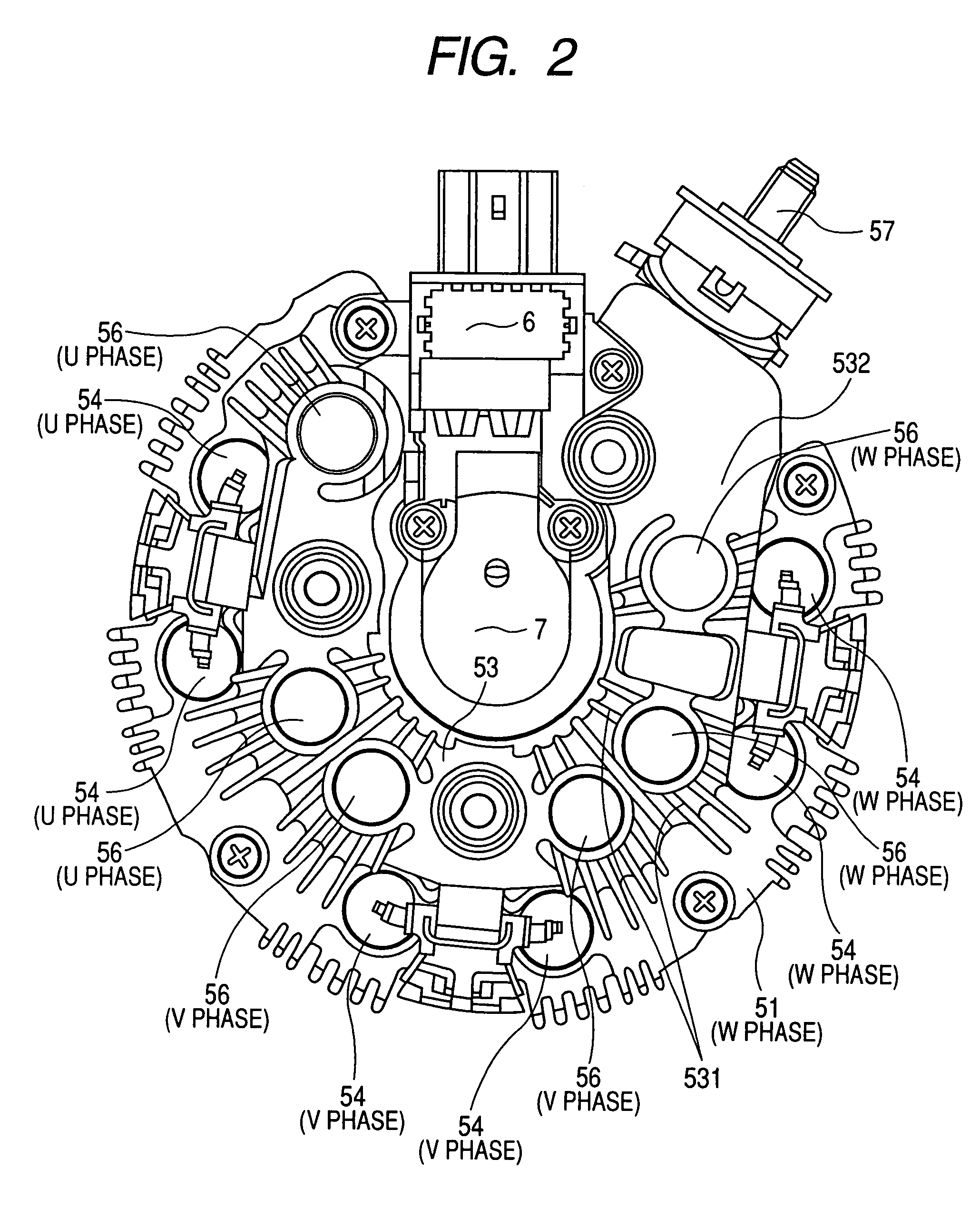 AC generator for a vehicle