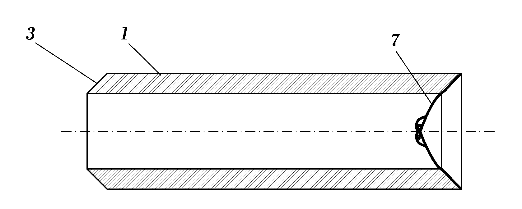 Method for closing the end of folded tubular casings