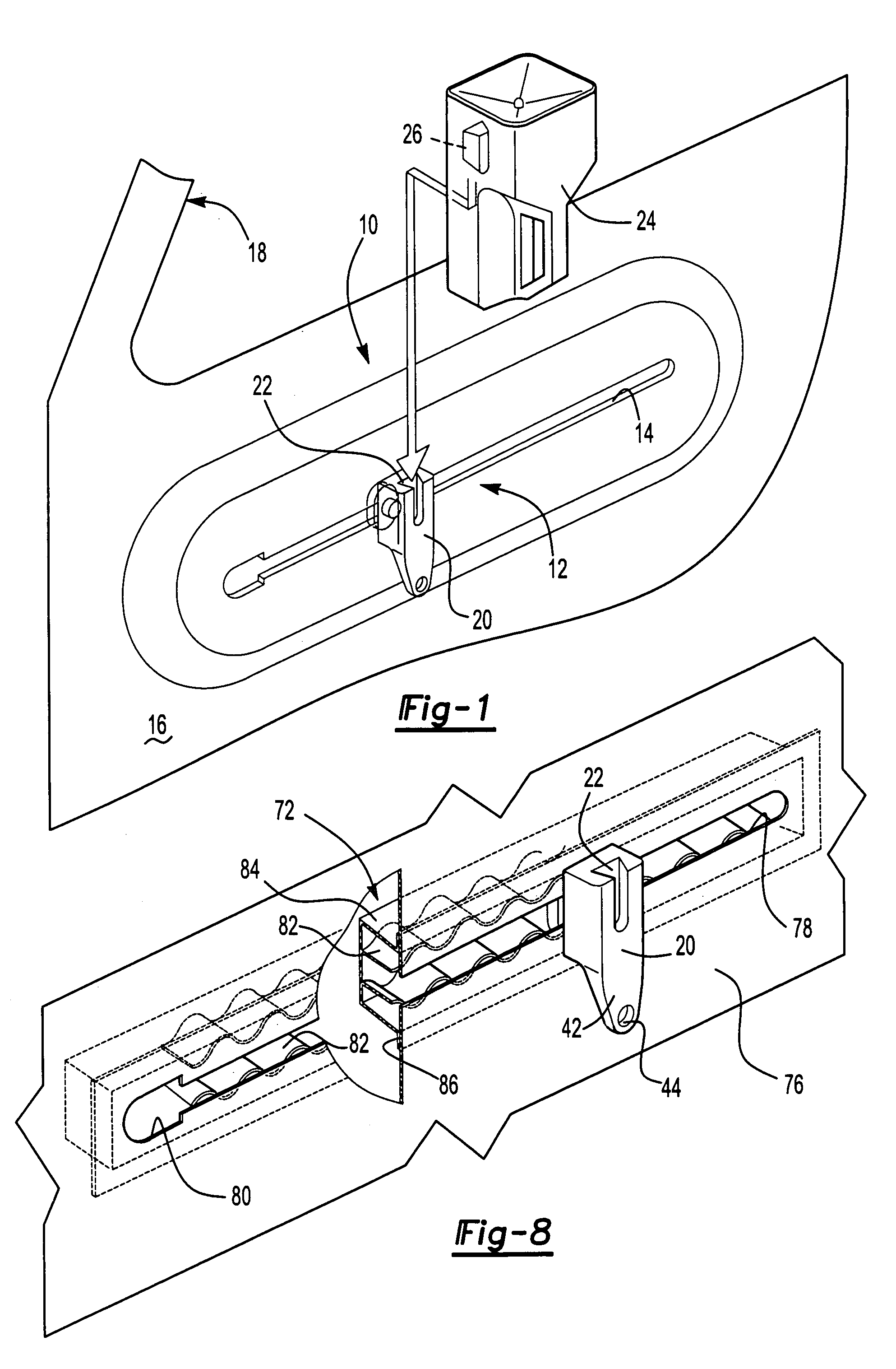 Accessory strip for securing articles within a vehicle interior