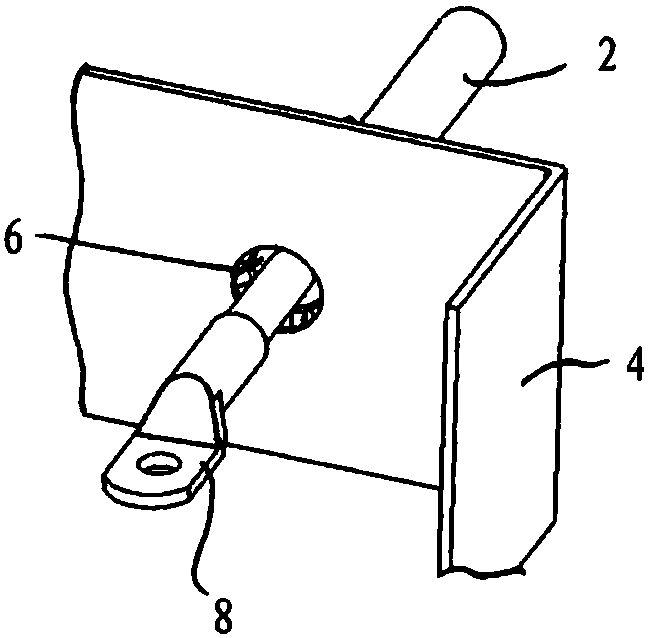 Device for electrical contacting of the cable shield on the housing and pre-assembled cables