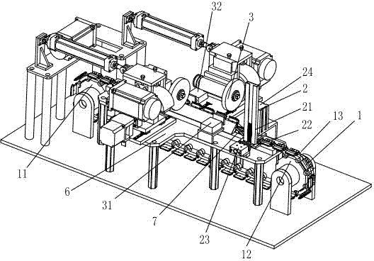 Cutting edge grinding mechanism for automatic grinding device of surgical blade cutting edge and grinding device