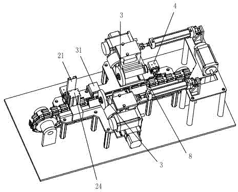 Cutting edge grinding mechanism for automatic grinding device of surgical blade cutting edge and grinding device