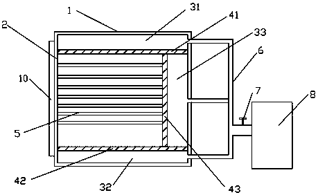 Layered contact type instant freezer