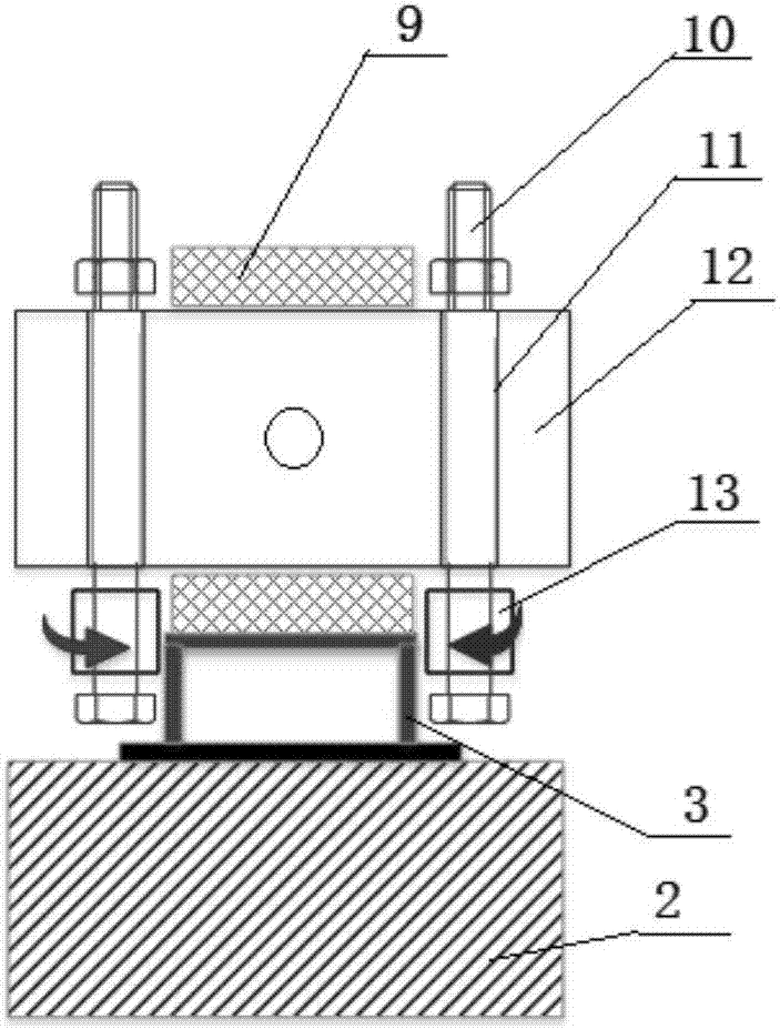 Oil-immersed transformer location deviation-proof device