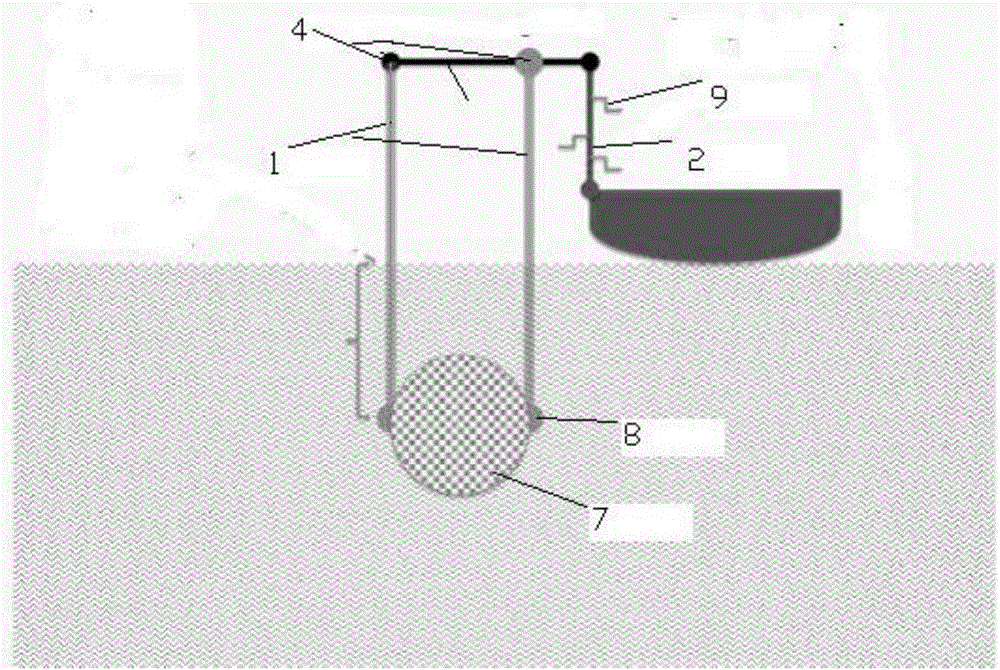 Fish fry collecting device capable of controlling sampling depth