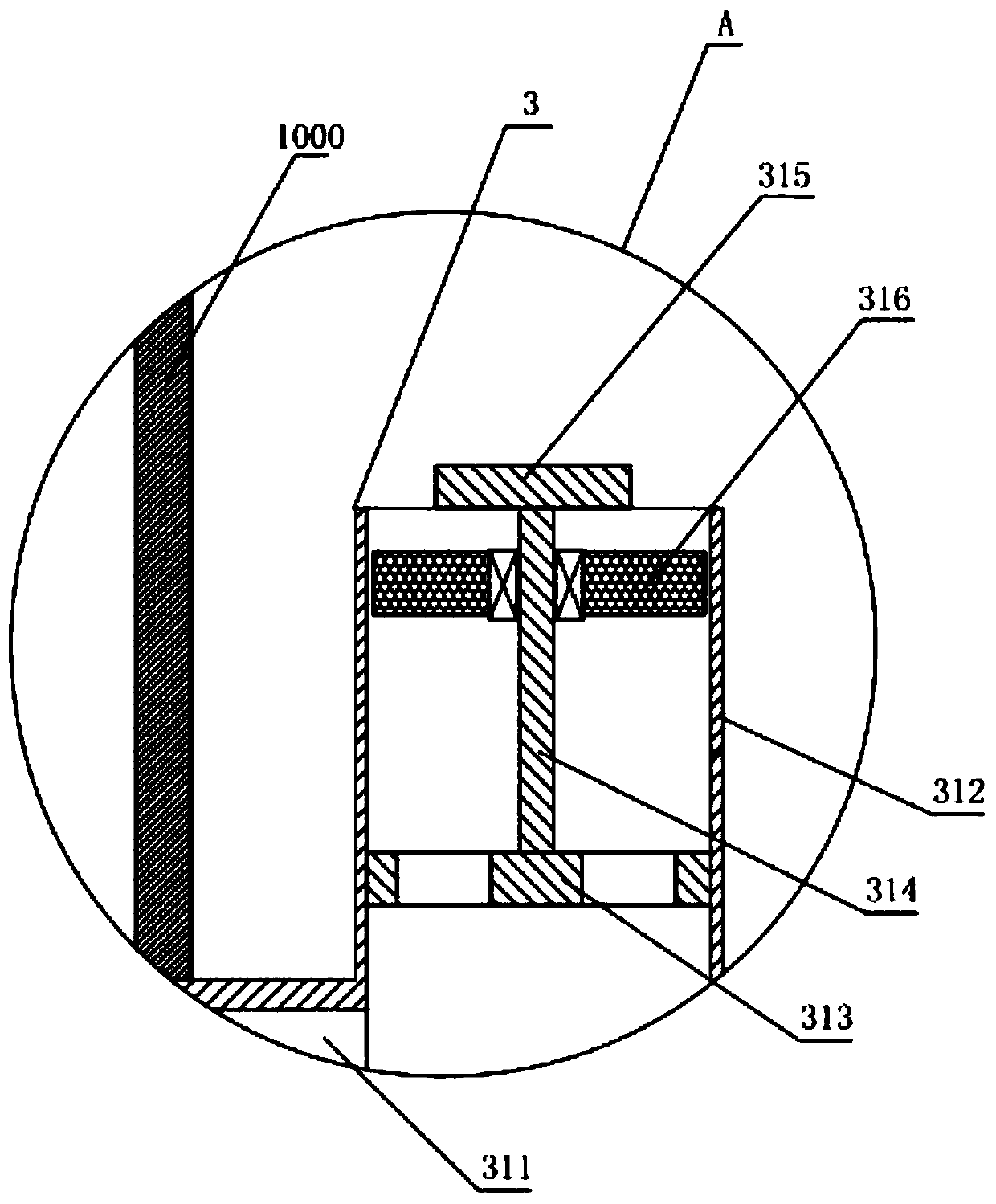 Tablet press and feeding detection device and ventilation device thereof