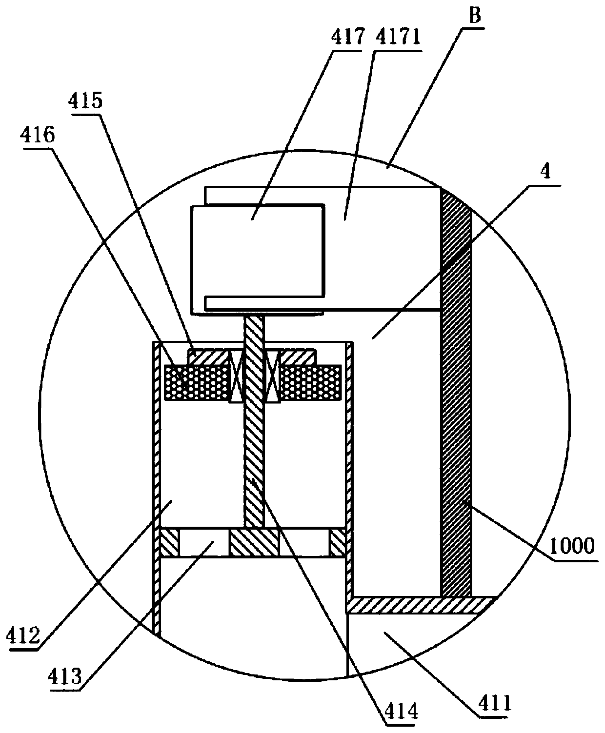 Tablet press and feeding detection device and ventilation device thereof