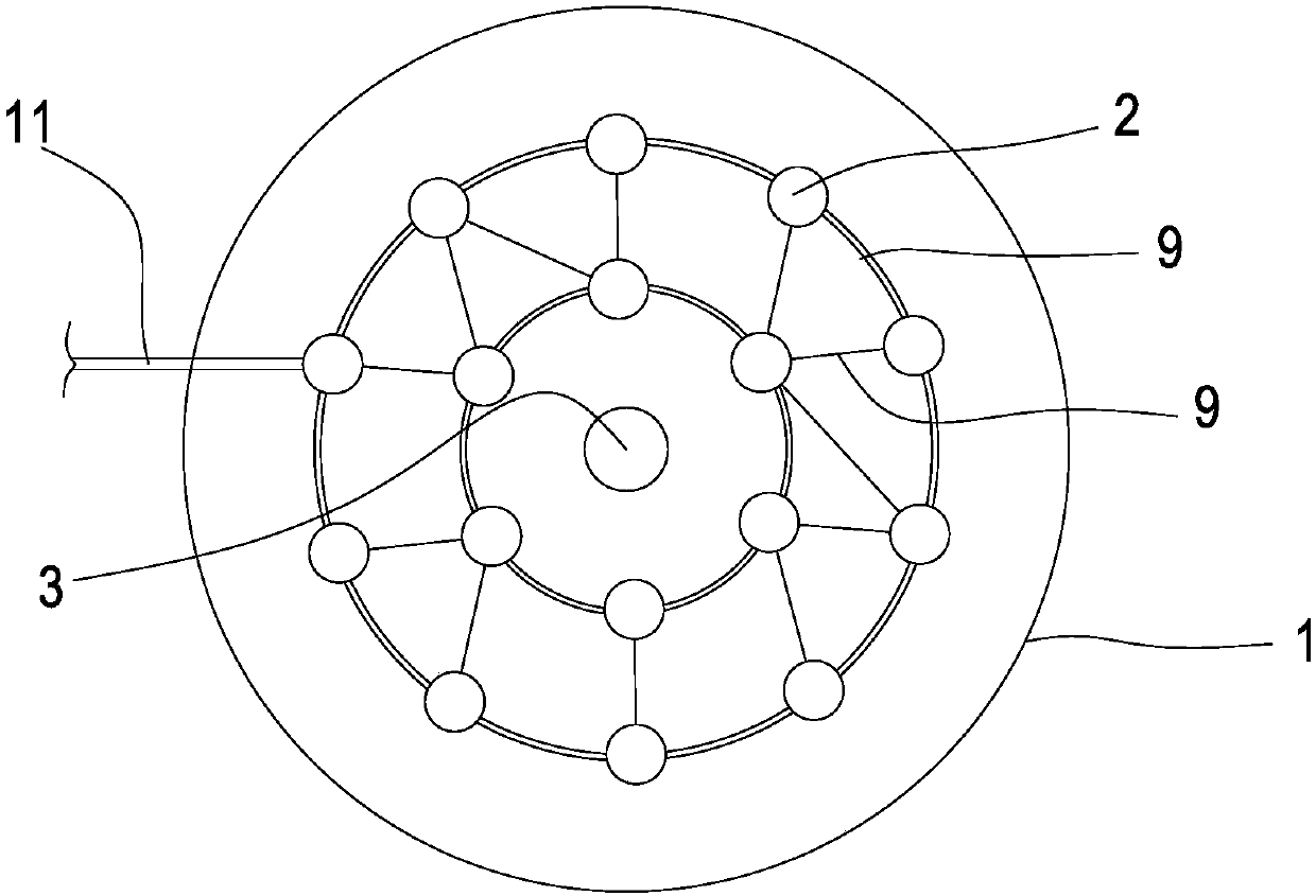 A pH adjusting mechanism used for water treatment