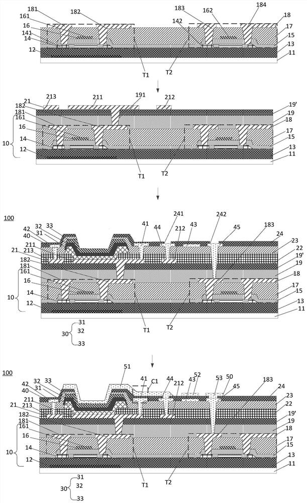 Array substrate, display panel and electronic equipment