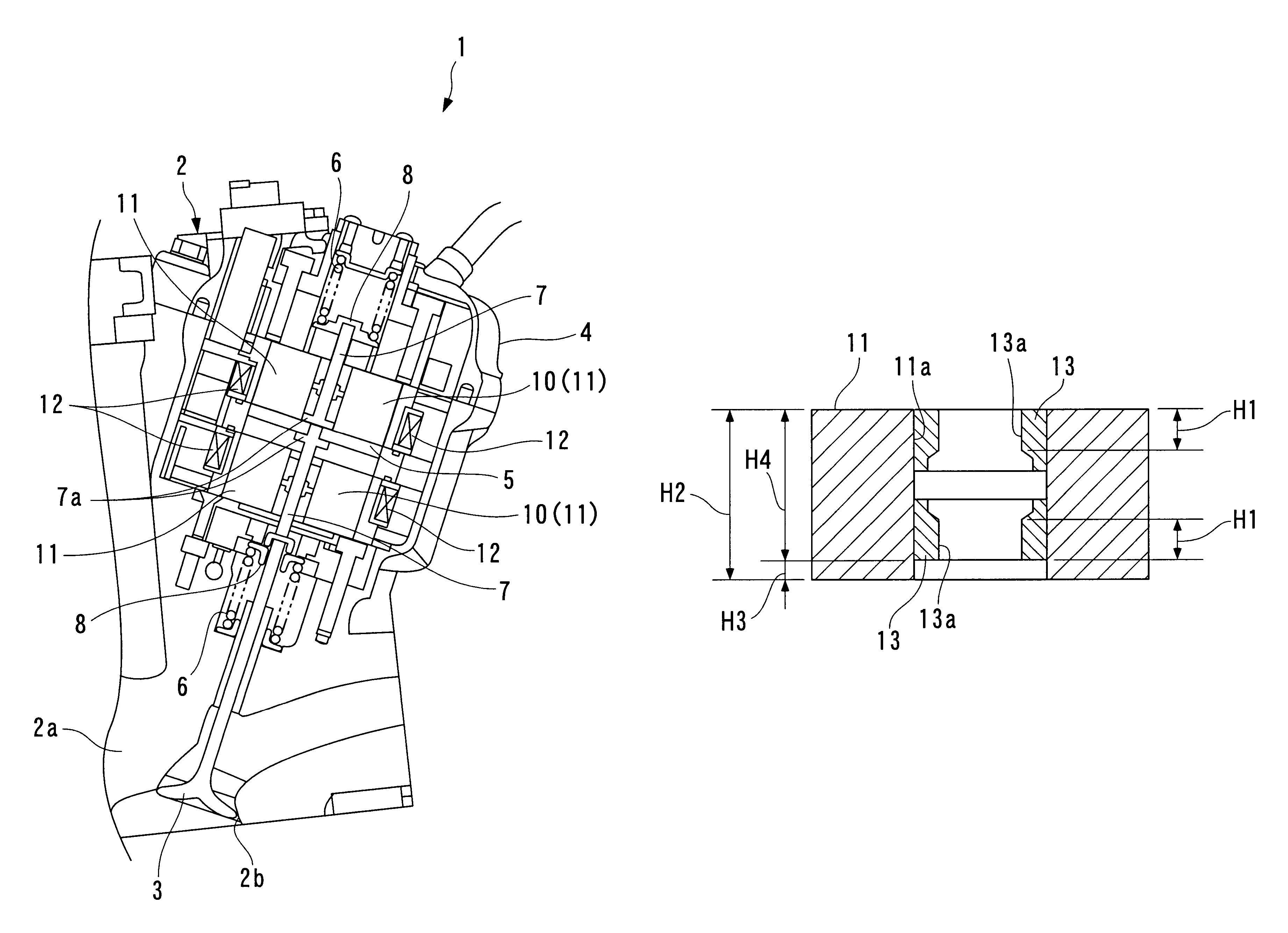 Solenoid-type valve actuator for internal combustion engine