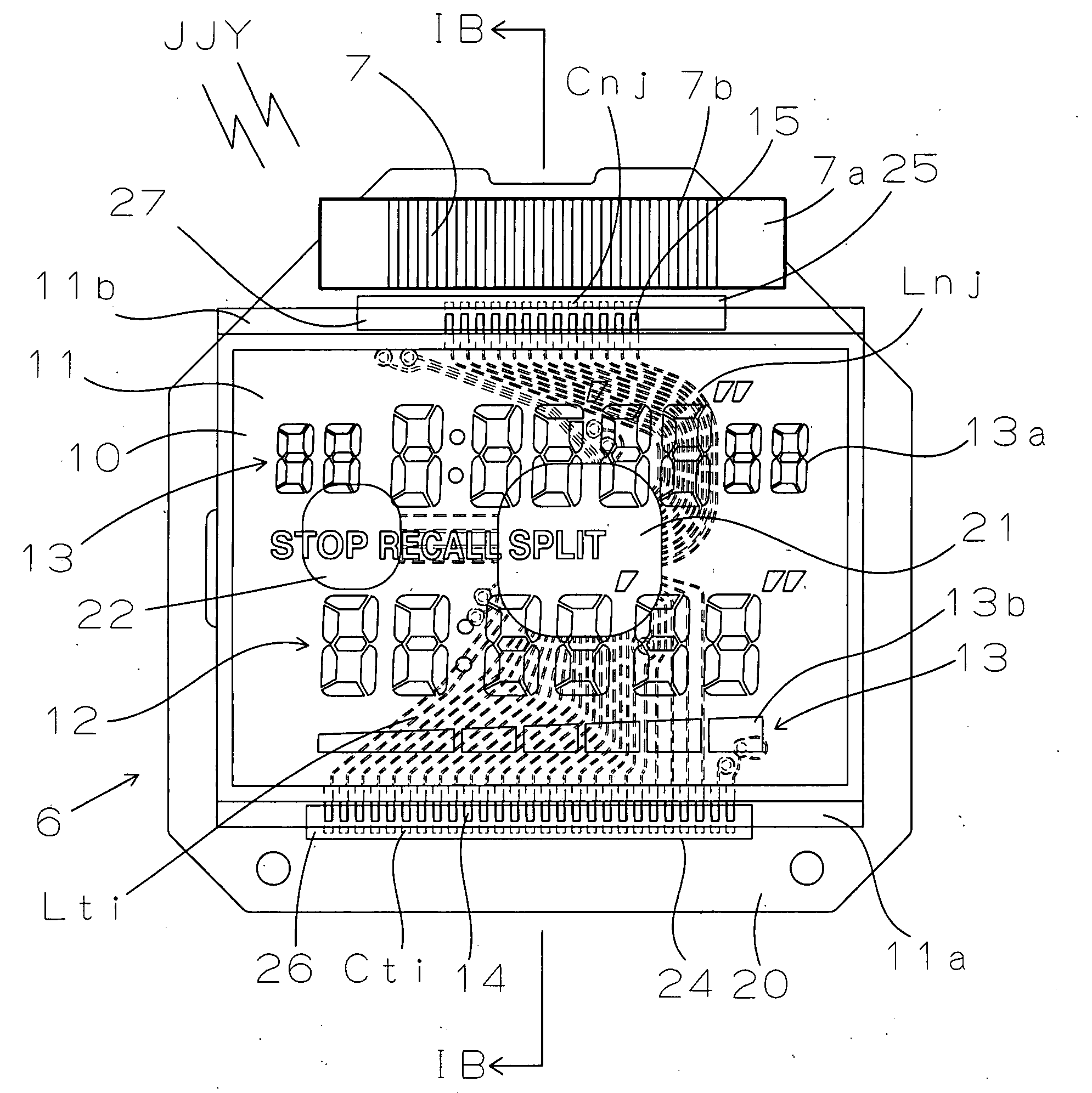 Digital display type radio-corrected timepiece and standard wave receiving method of the timepiece