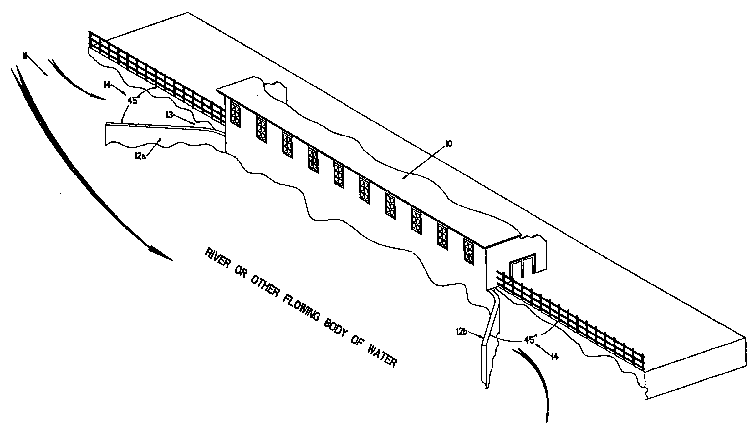 Hydro-electric power generating system