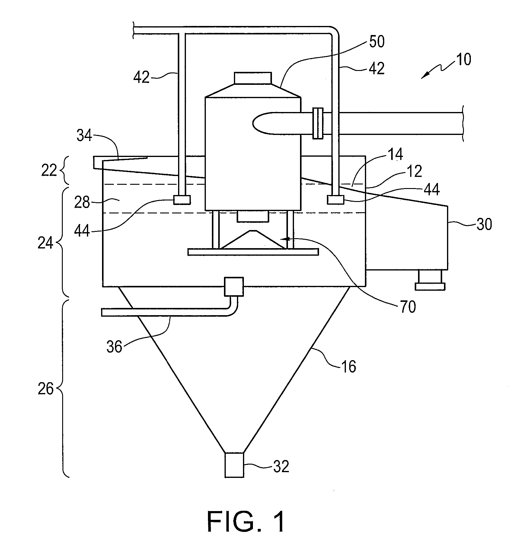 Feedwell for a gravity separation vessel