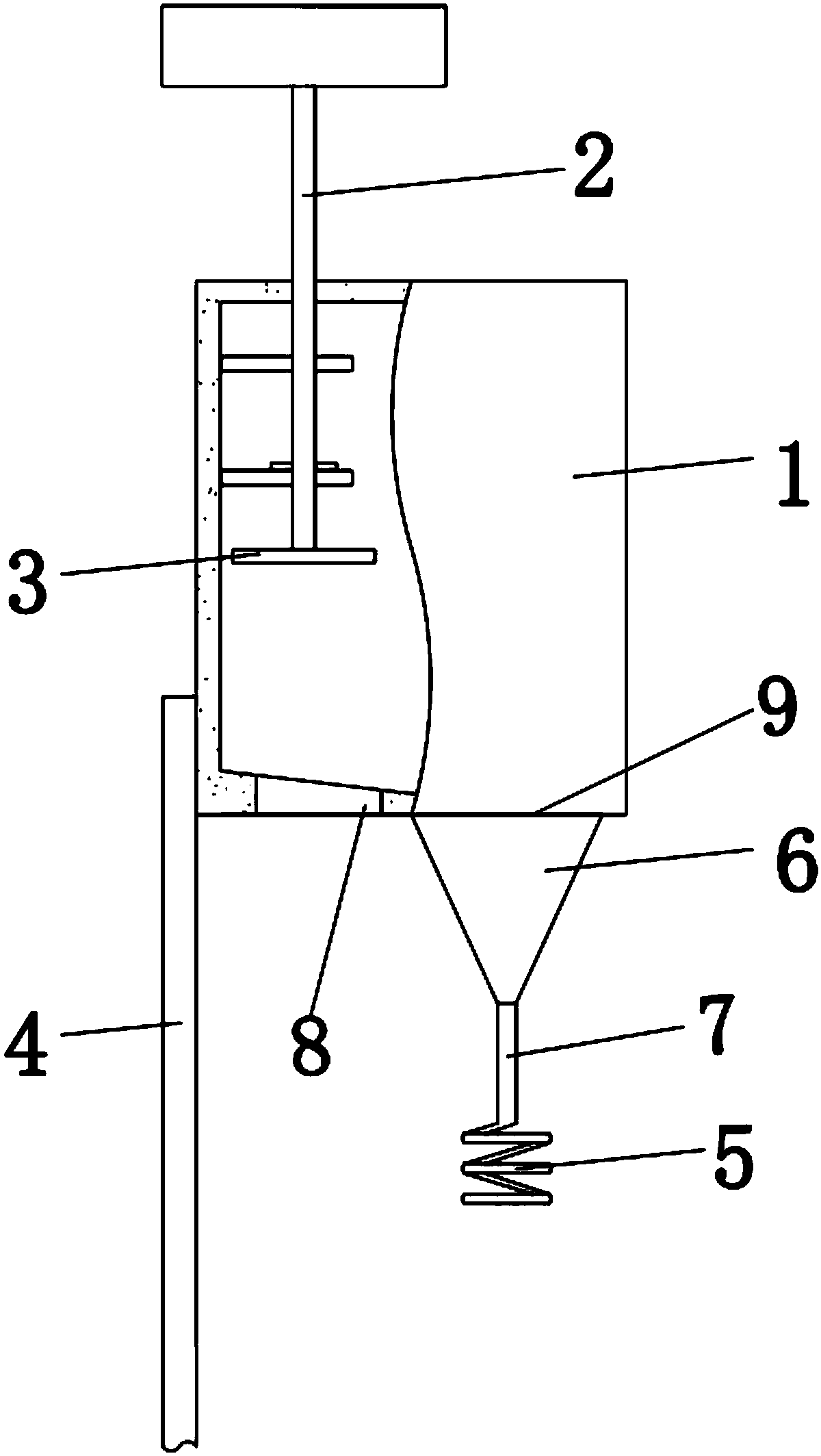 A continuous pollination device