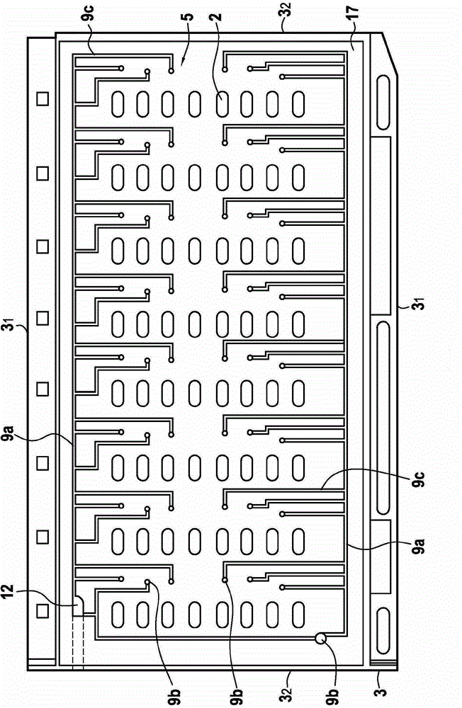 Method for isolating sample wells of a test card for analysis and test card obtained