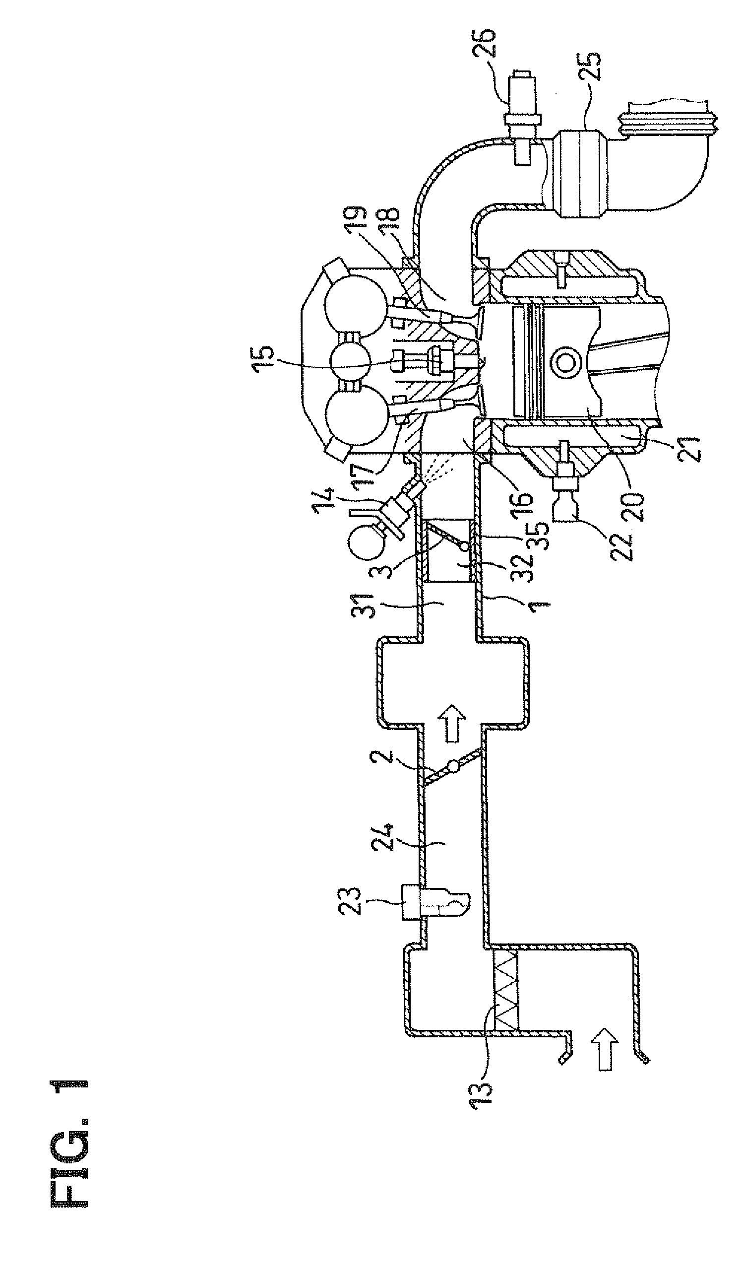 Intake controller for internal combustion engine