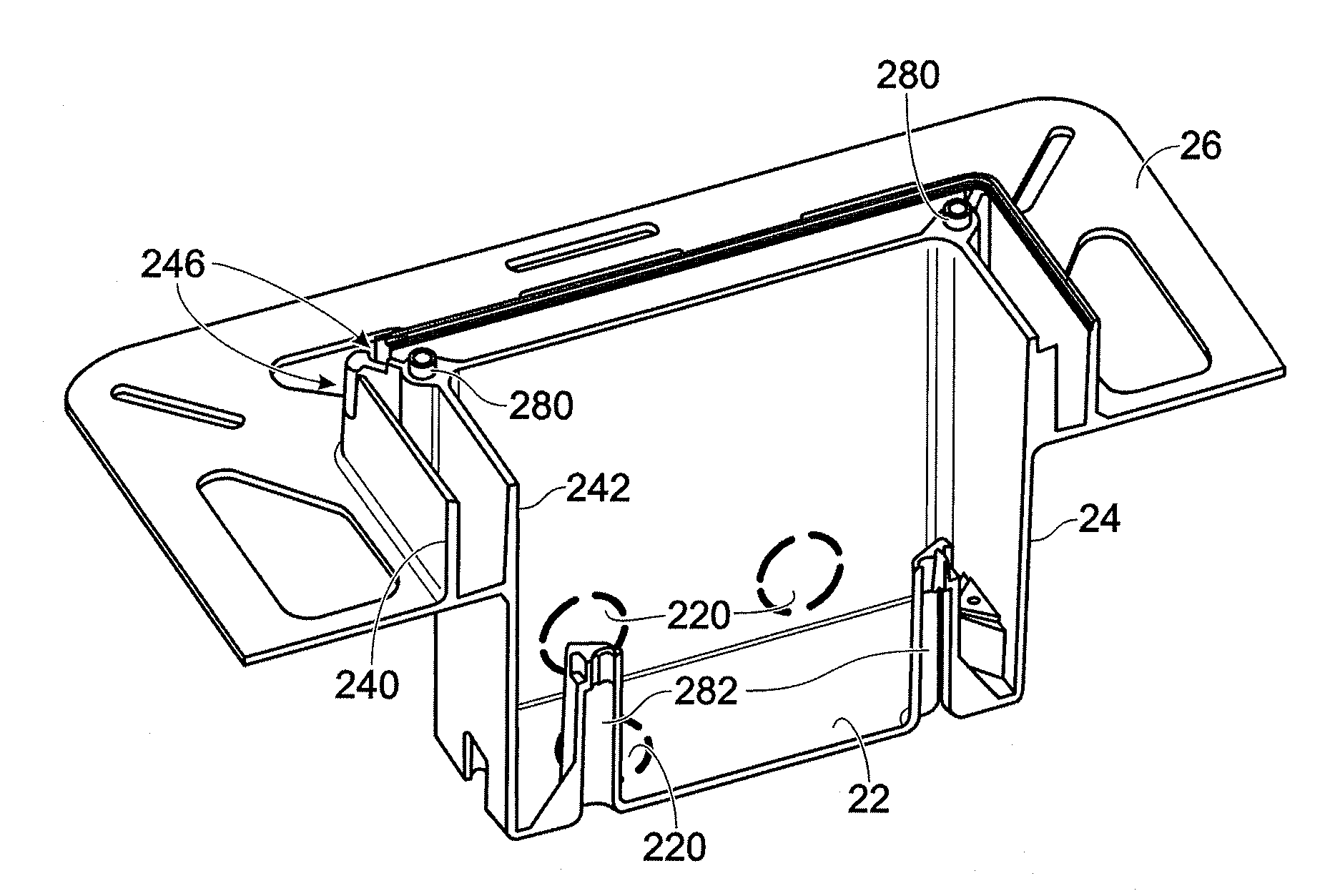 Recessed while-in-use electrical box