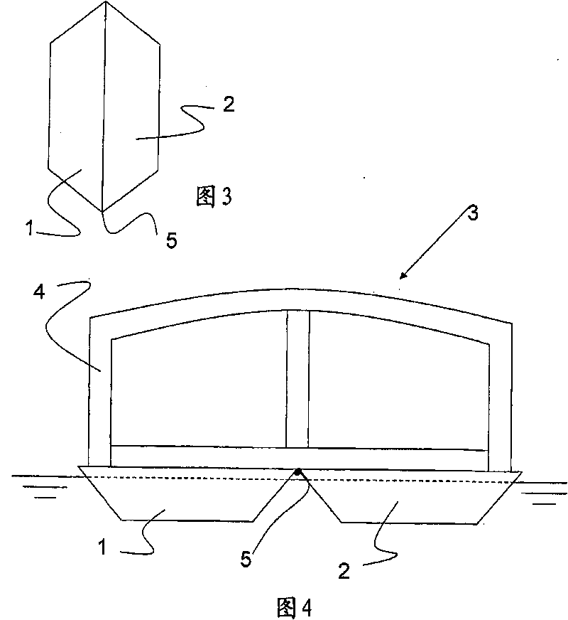 A floatable unit for evacuation purposes