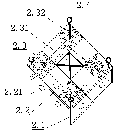 Multi-nutrition-level artificial fish reef