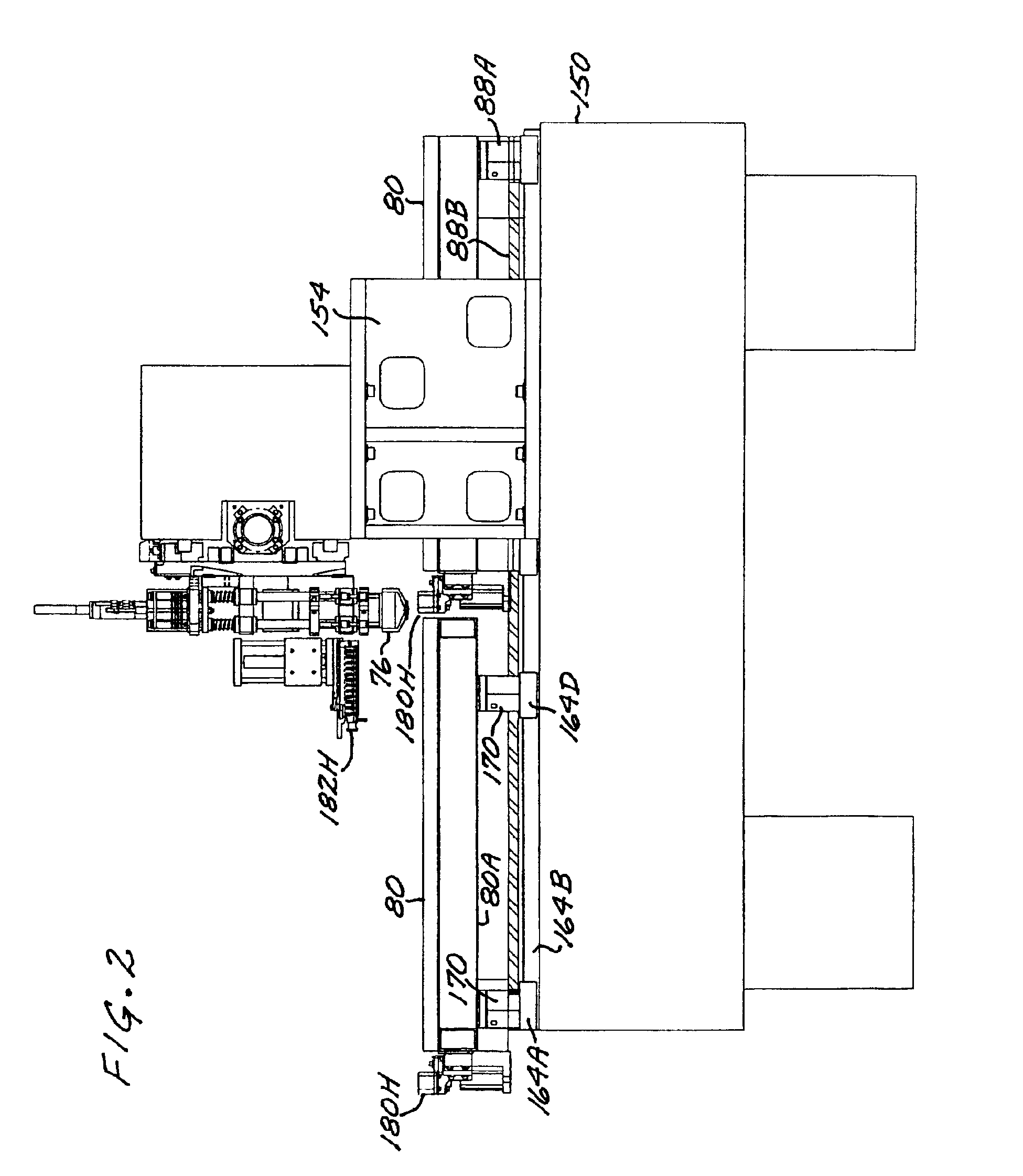 Hole forming system with ganged spindle set