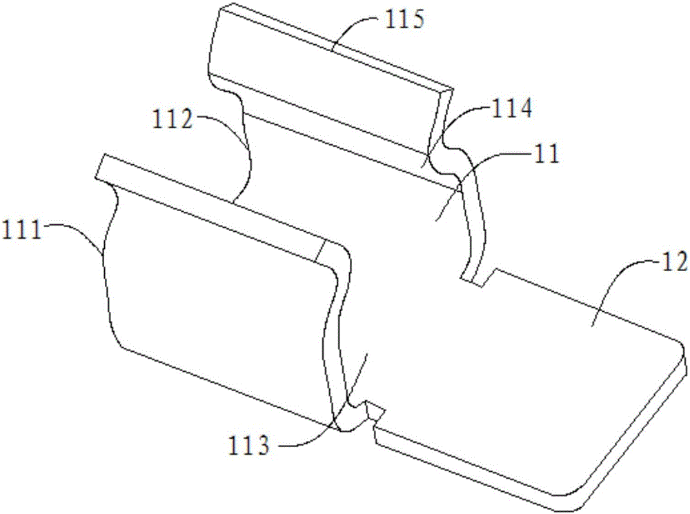 Antenna bunching buckle device, electronic device and bunching method