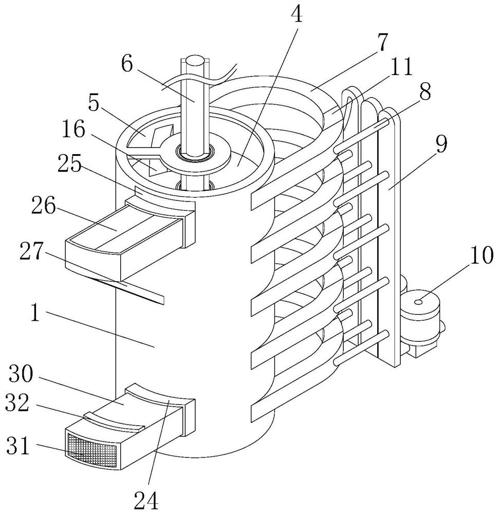 An automatic food purification device