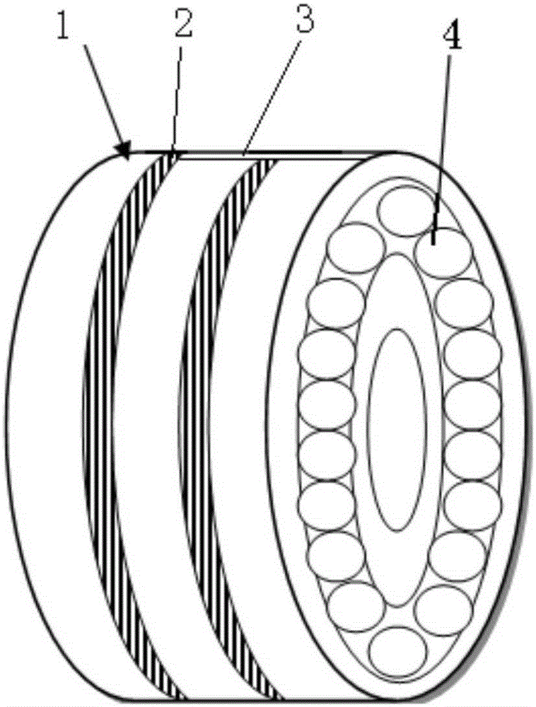 Electromagnet bearing