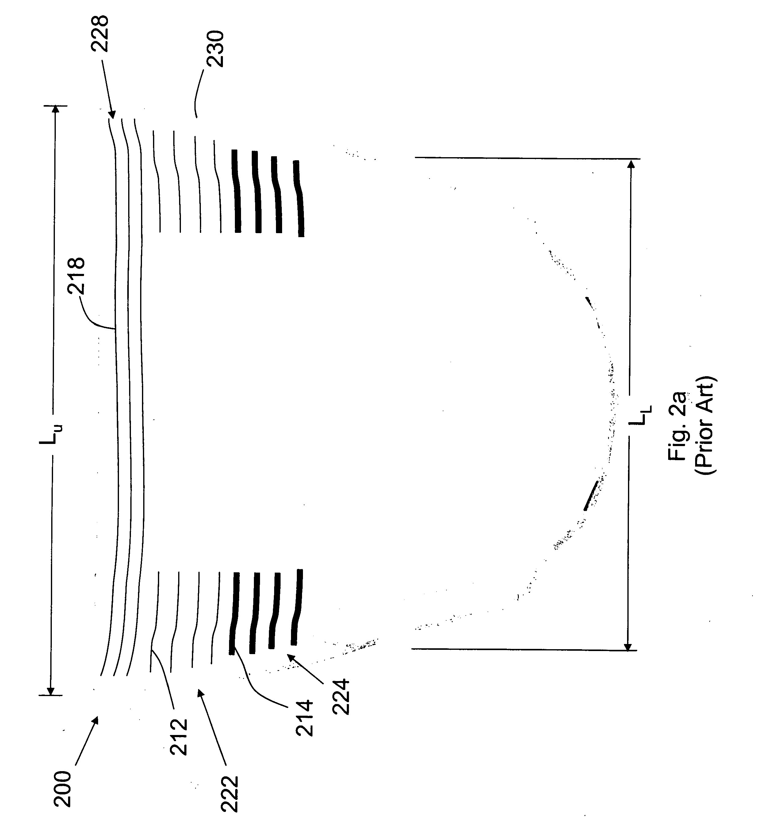 Method for producing a laminate having varying pre-strained elastics