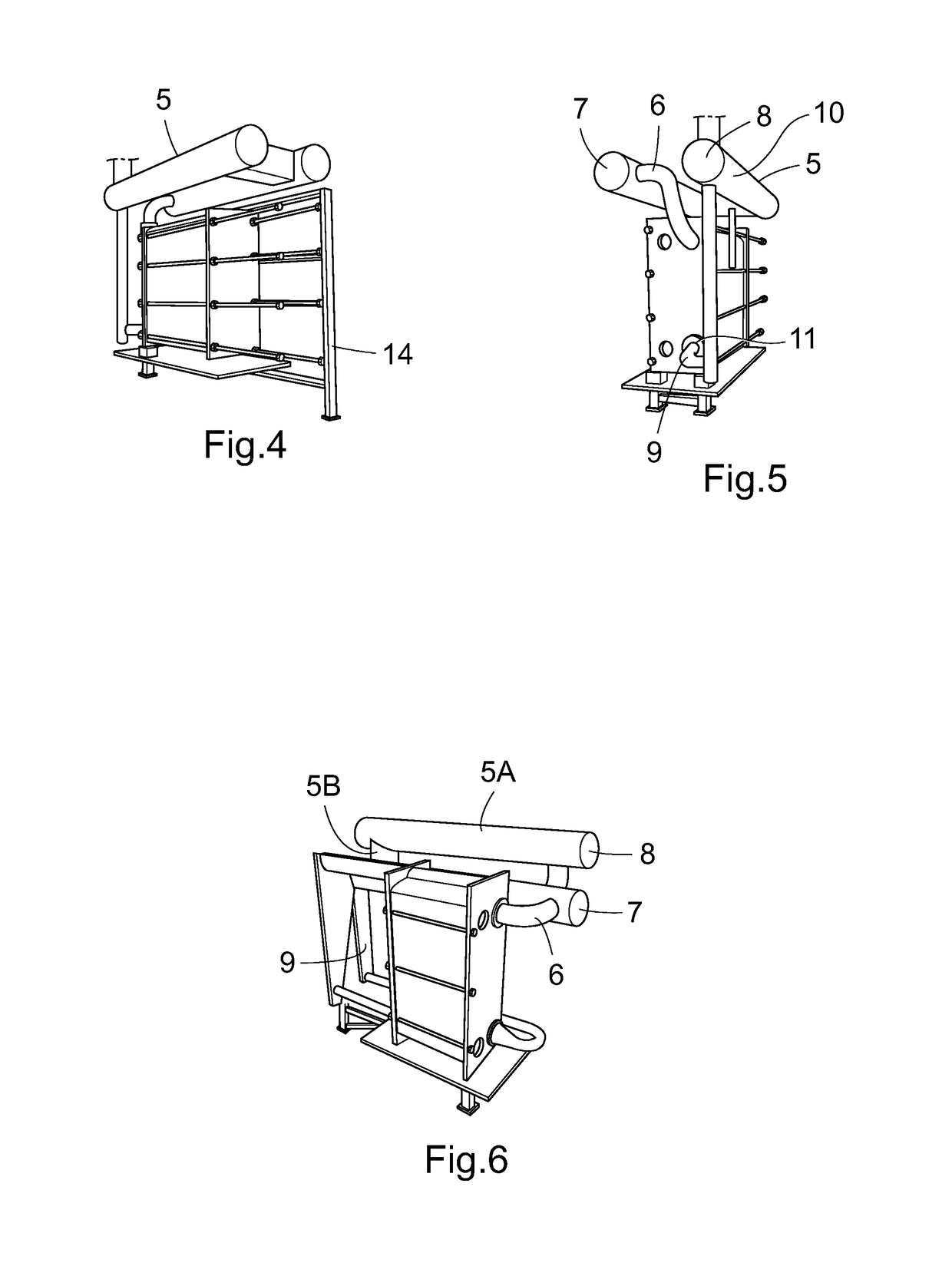 Liquid separator for an evaporator system