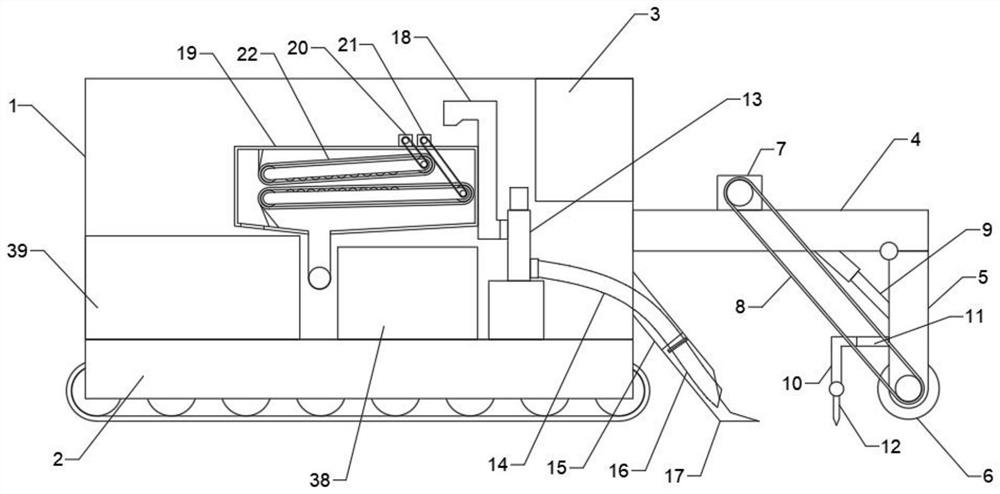 Sludge removing device for river regulation