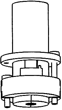 Tensile fixture of round bar tensile sample