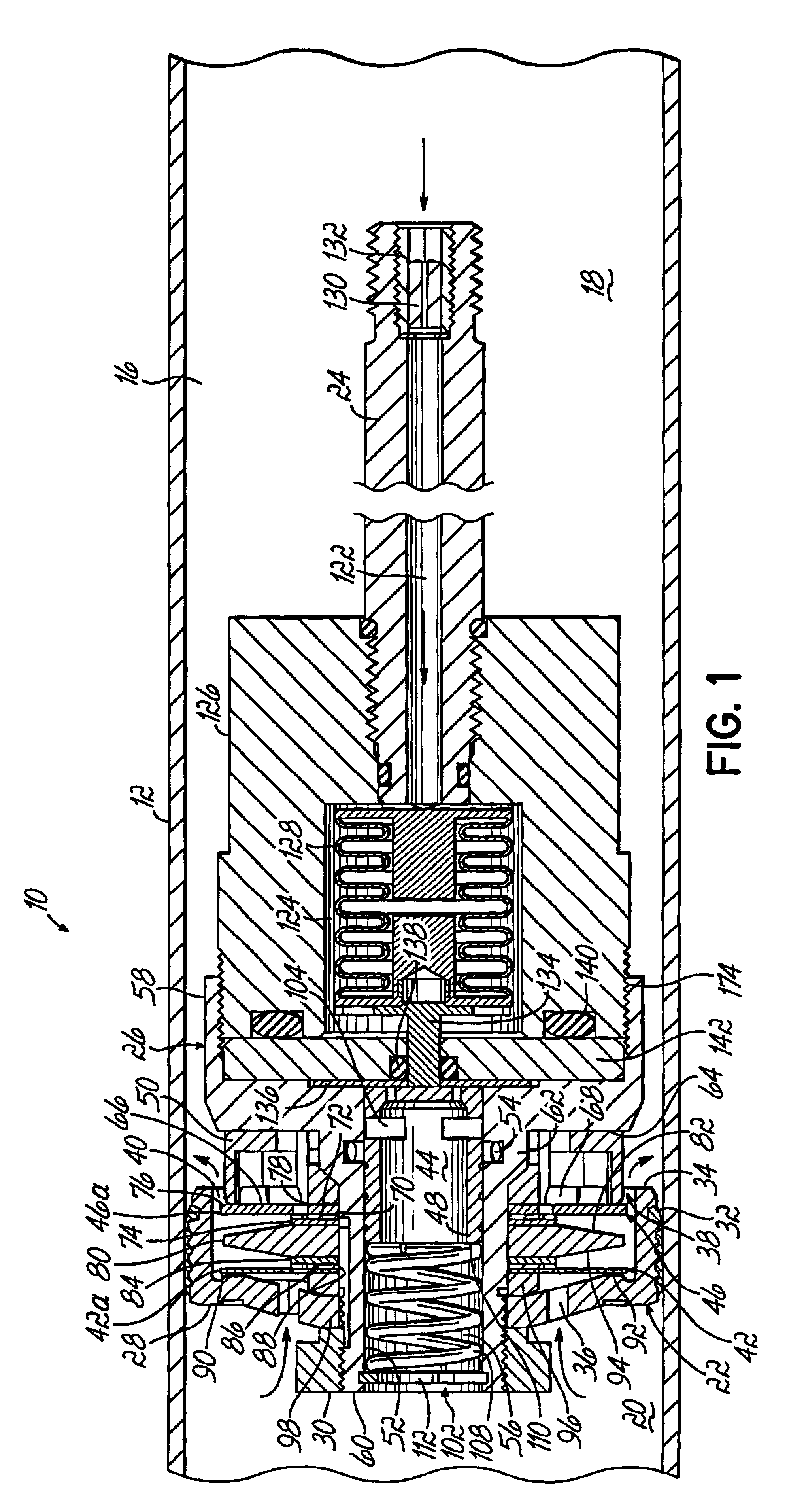 Piston and rod assembly for air-actuated variable damping