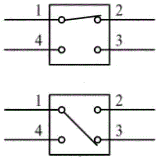 Emergency intelligent switching system of host/backup mode network physical link