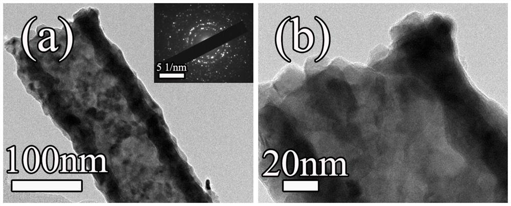 Copper-doped cobalt phosphide bifunctional water electrolysis catalytic material in hollow nanotube structure