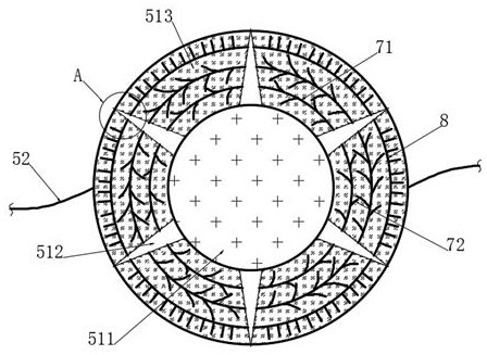 A double-layer internal retreat type printing and dyeing waste gas treatment equipment