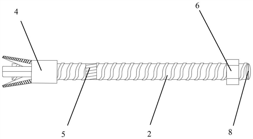 Rock mass embedded truss supporting structure for roof surrounding rock reinforcement and mounting method thereof