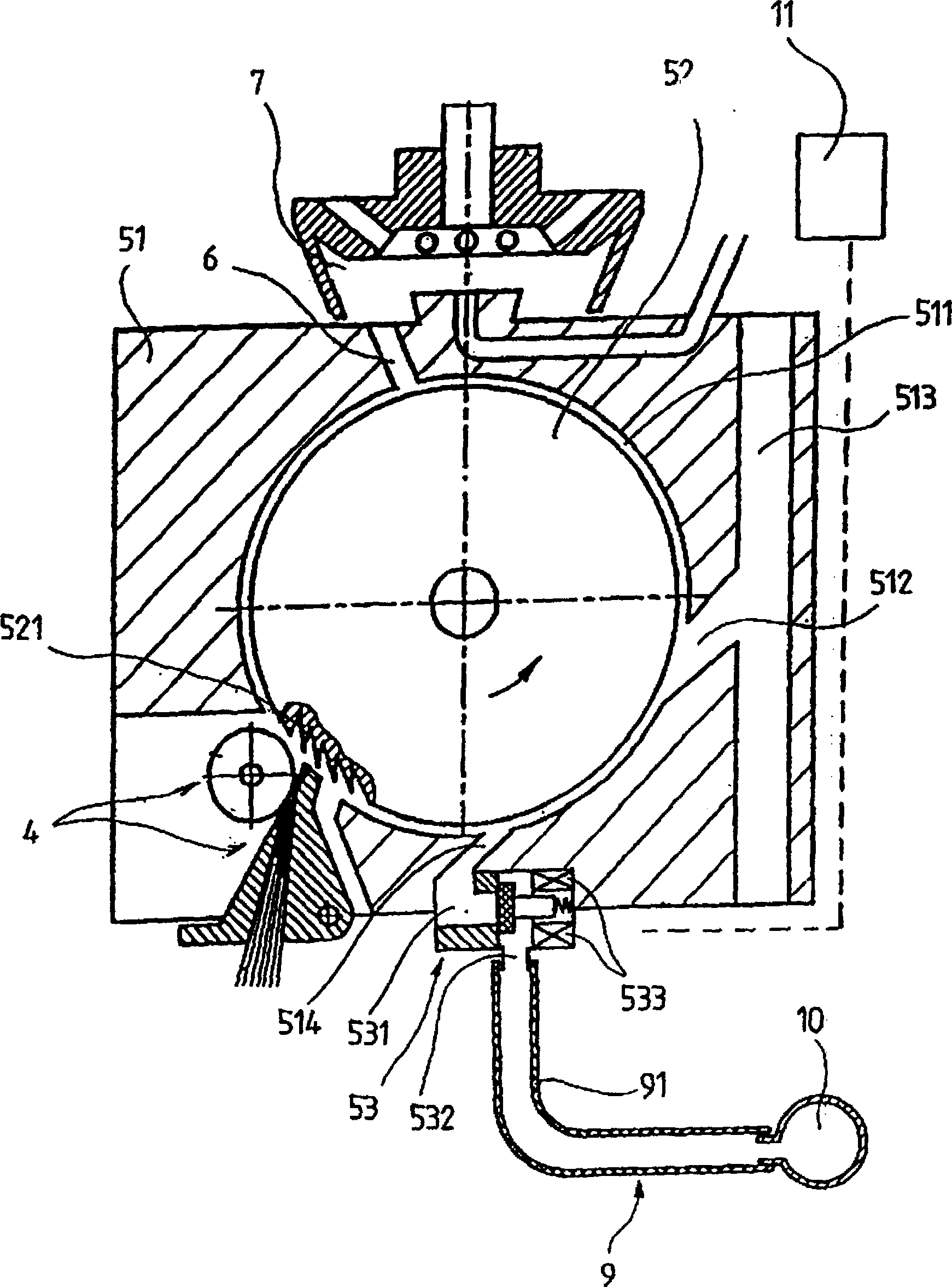 Rotor spinning machine
