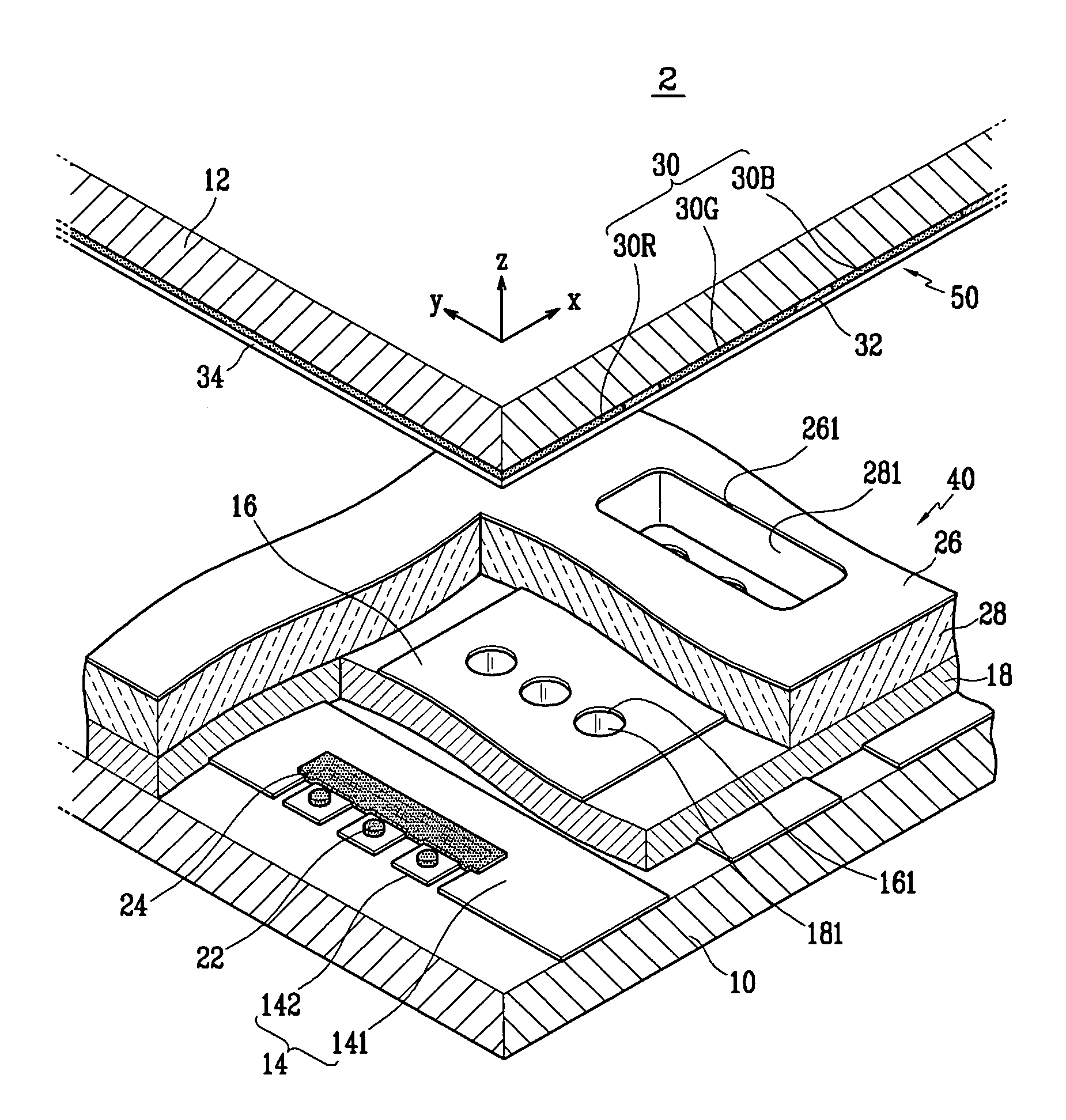 Electron emission display including a cathode having resistance layer electrically connecting isolation electrodes having electron emission regions to a line electrode