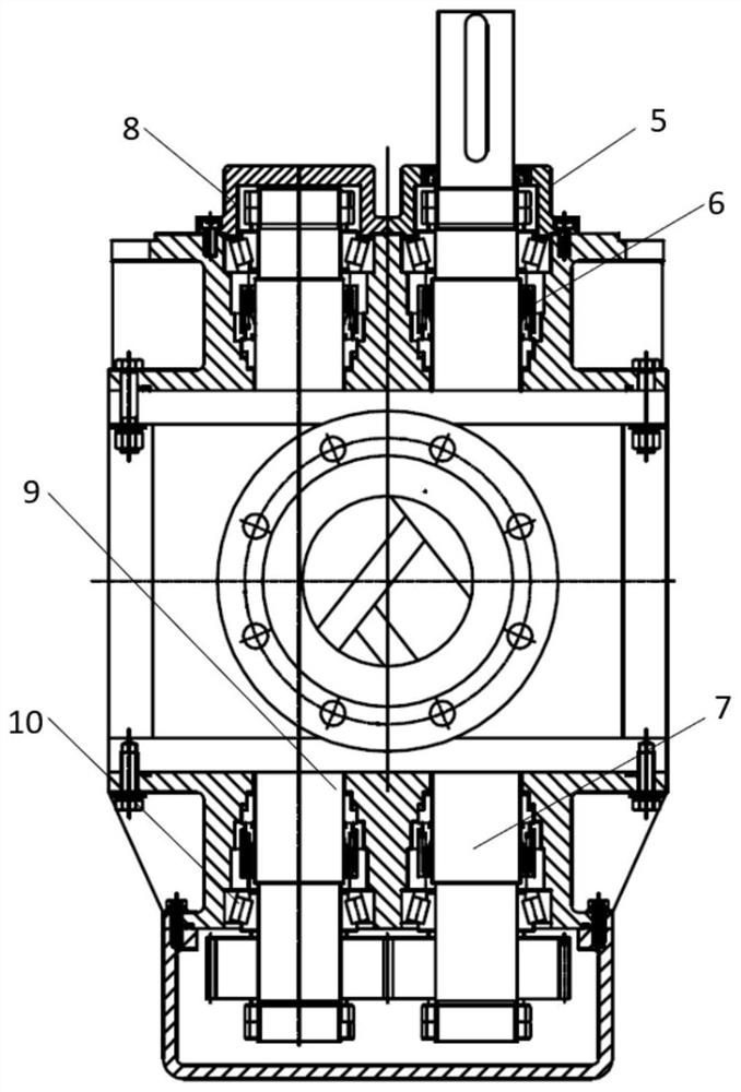 Hard and hard matched helical gear pair with large helical angle and few teeth and application of helical gear pair