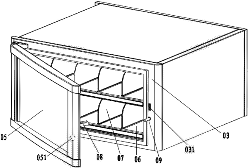 A kind of medical cold chain freezer