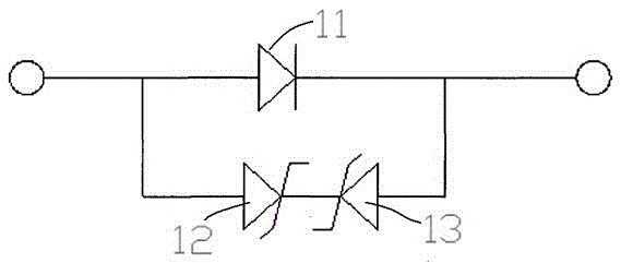 Piranhas LED with zener diode