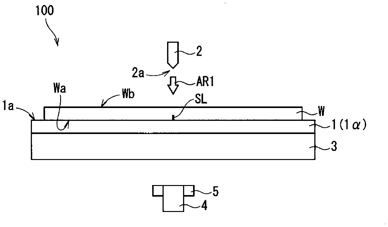 Cutting device, substrate cutting method, and member for substrate mounting portion of cutting device