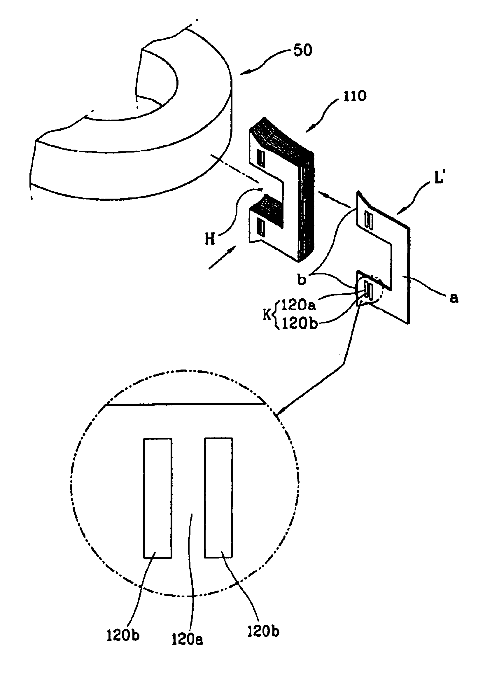 Lamination sheet and core lamination structure of a motor