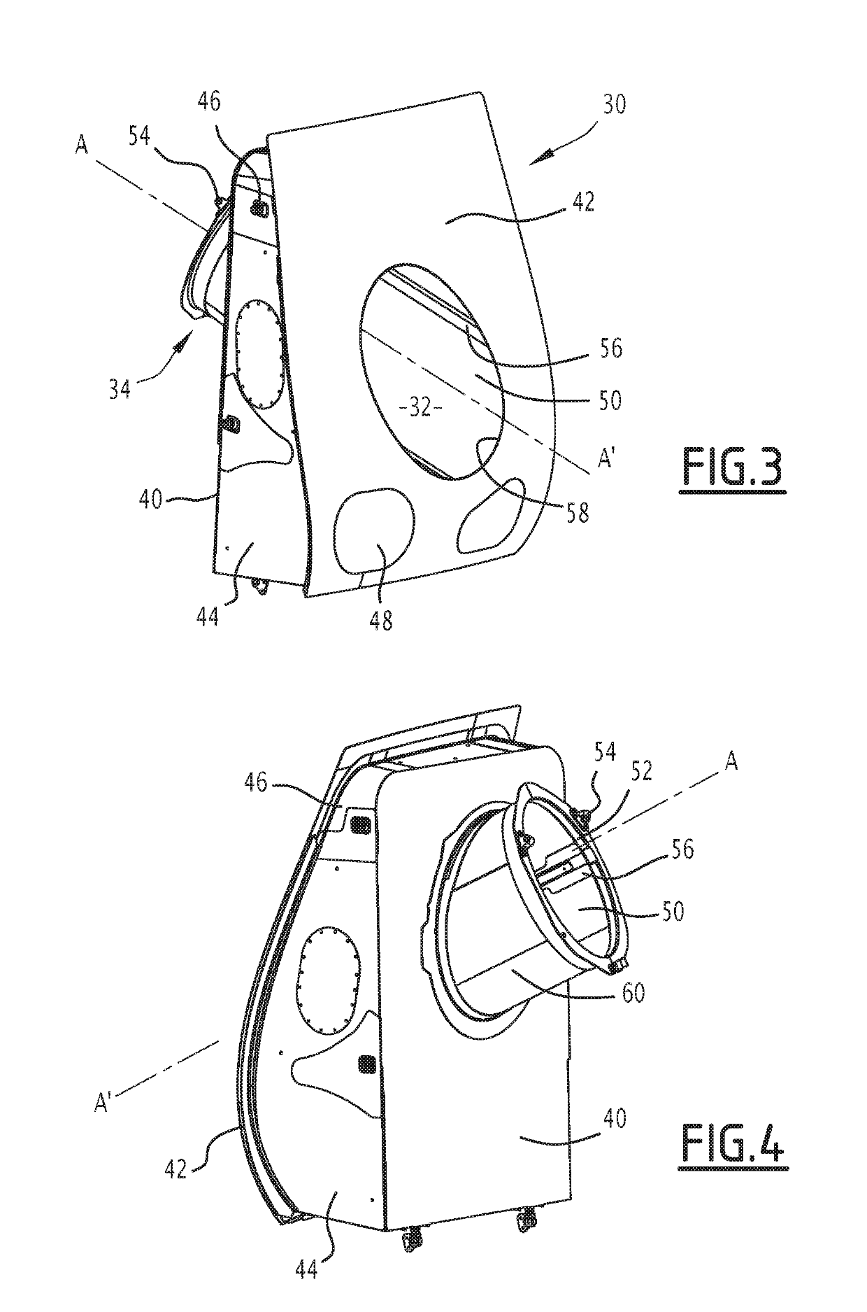 System for dropping a package from an aircraft, related aircraft and method