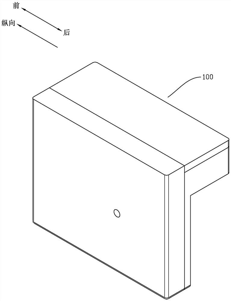 Integrated ejector pin storing and conveying module for implantation of radioactive particles