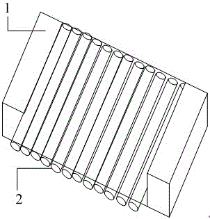 A method for simulating goaf mining and a device for realizing the method