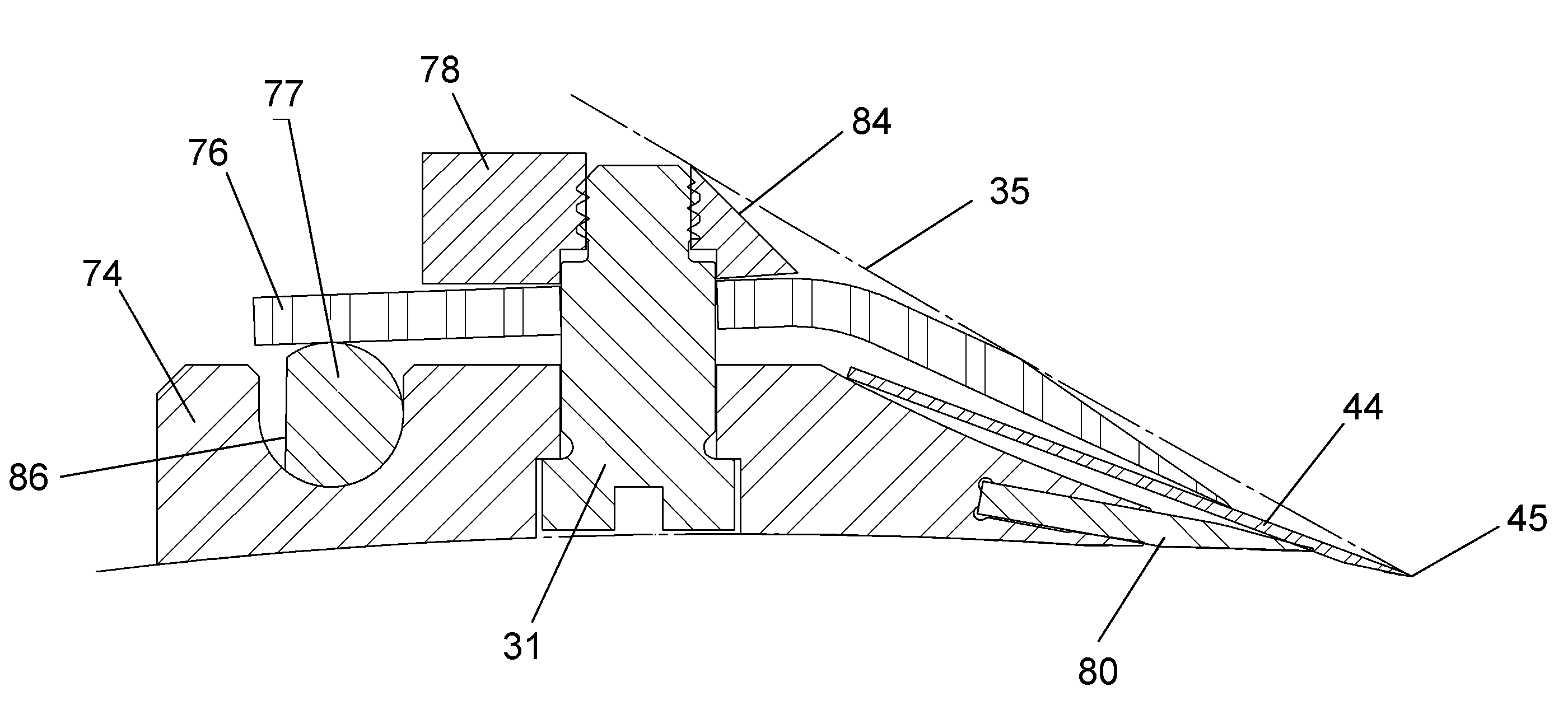 Apparatus for cutting food product