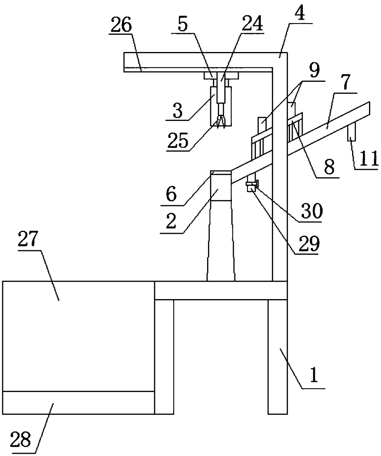 Bamboo cane bending device