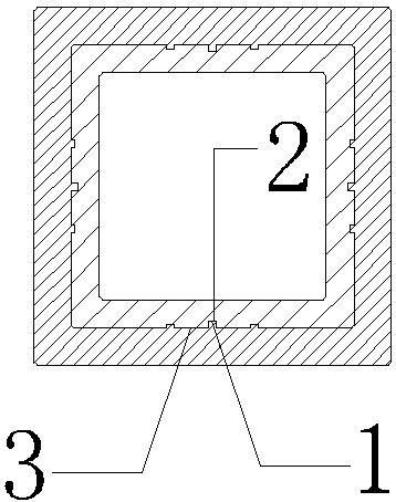 Plugging buckle of pluggable toy with rectangular section